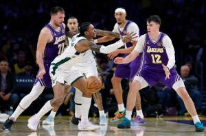 MK体育资讯-字母哥21分 雄鹿105-101送湖人两连败