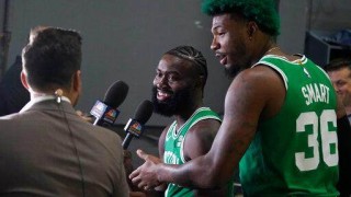 体育新闻-绿军媒体日：众将避谈乌度卡 目标仍是总冠军