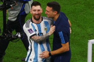 MK体育官网-斯卡洛尼：梅西的鼓舞，让我卸下了压力